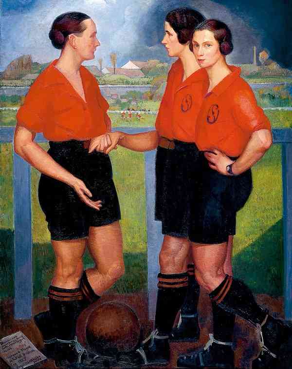 Las futbolistas, de Ángel Zárraga, invita a mirar el fútbol desde otras perspectivas