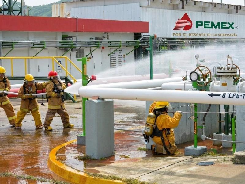 Realizará Pemex simulacro mayor ante escenario de fuga de gas e incendio en la TDGL Salina Cruz