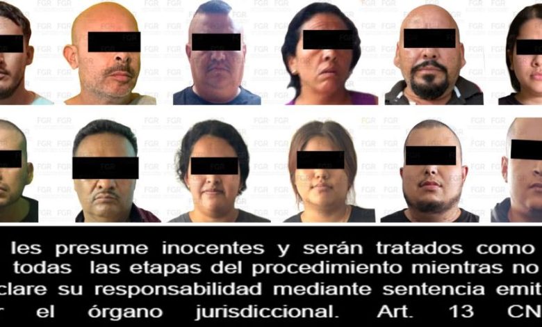Vinculados a proceso 12 presuntos integrantes de organización criminal con presencia en Michoacán: FGR