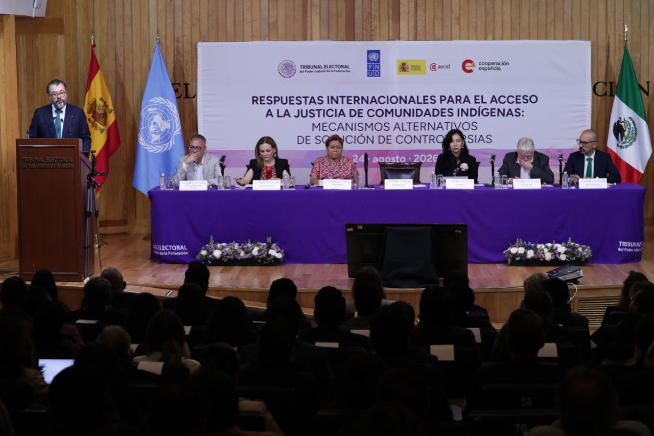 Busca TEPJF constituir Grupo de Reflexión Técnica Internacional para avanzar hacia la justicia electoral indígena en México: Bátiz García