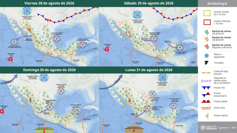 Pronostican lluvias
