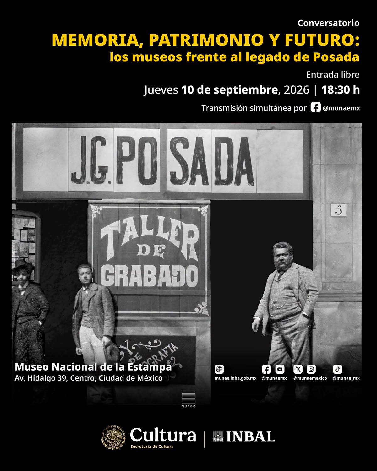 Invita MUNAE a espectáculo de danza y conversatorio en torno a la obra de Posada