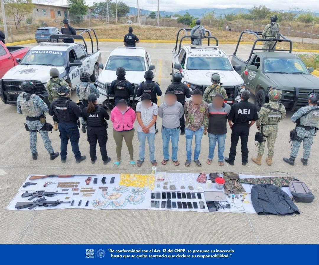 Desmantela Fiscalía de Oaxaca centro de operaciones y distribución de drogas en la Sierra Sur