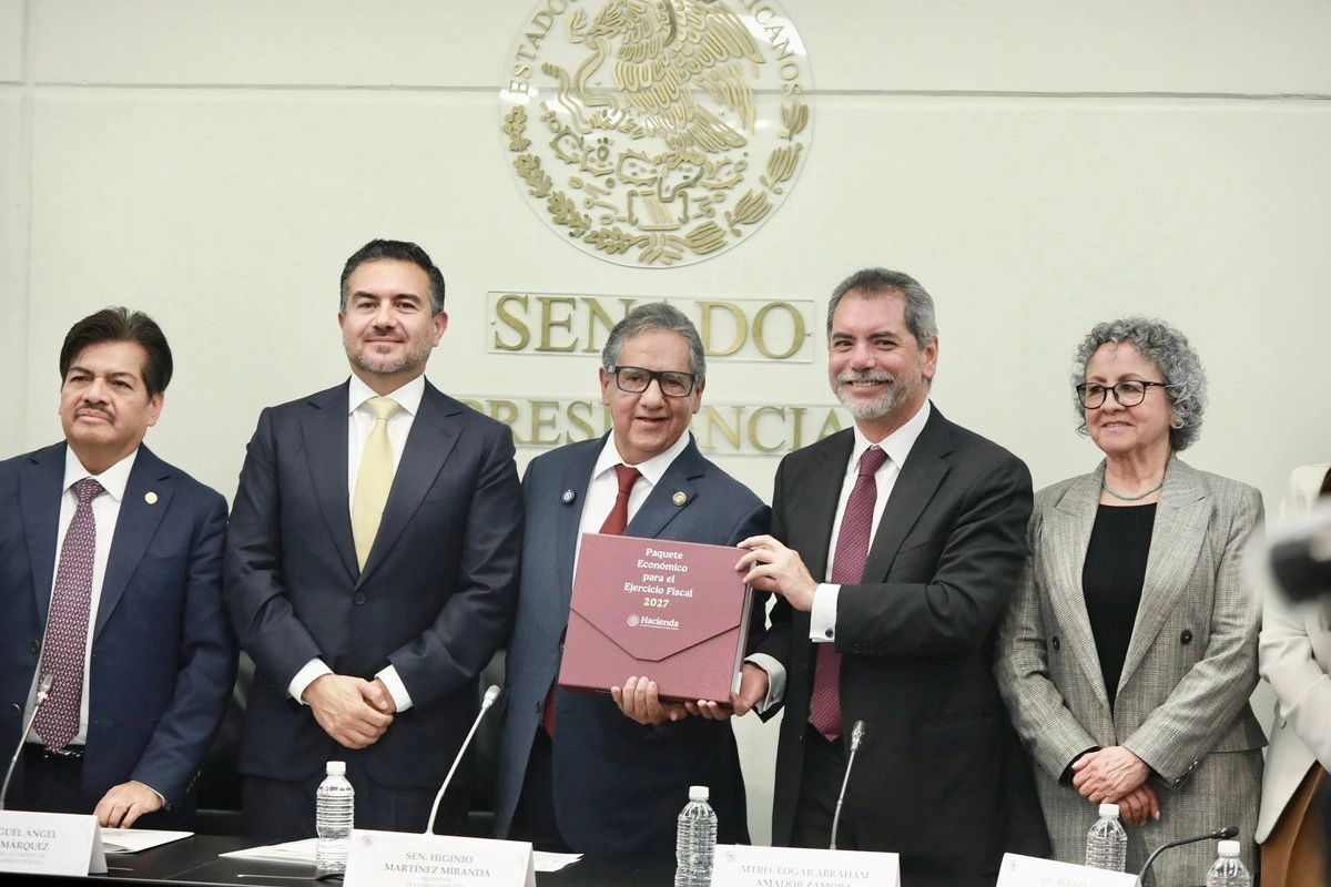 Recibe Senado de la República el Paquete Económico 2027