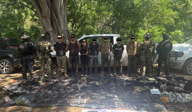 Nueve detenidos