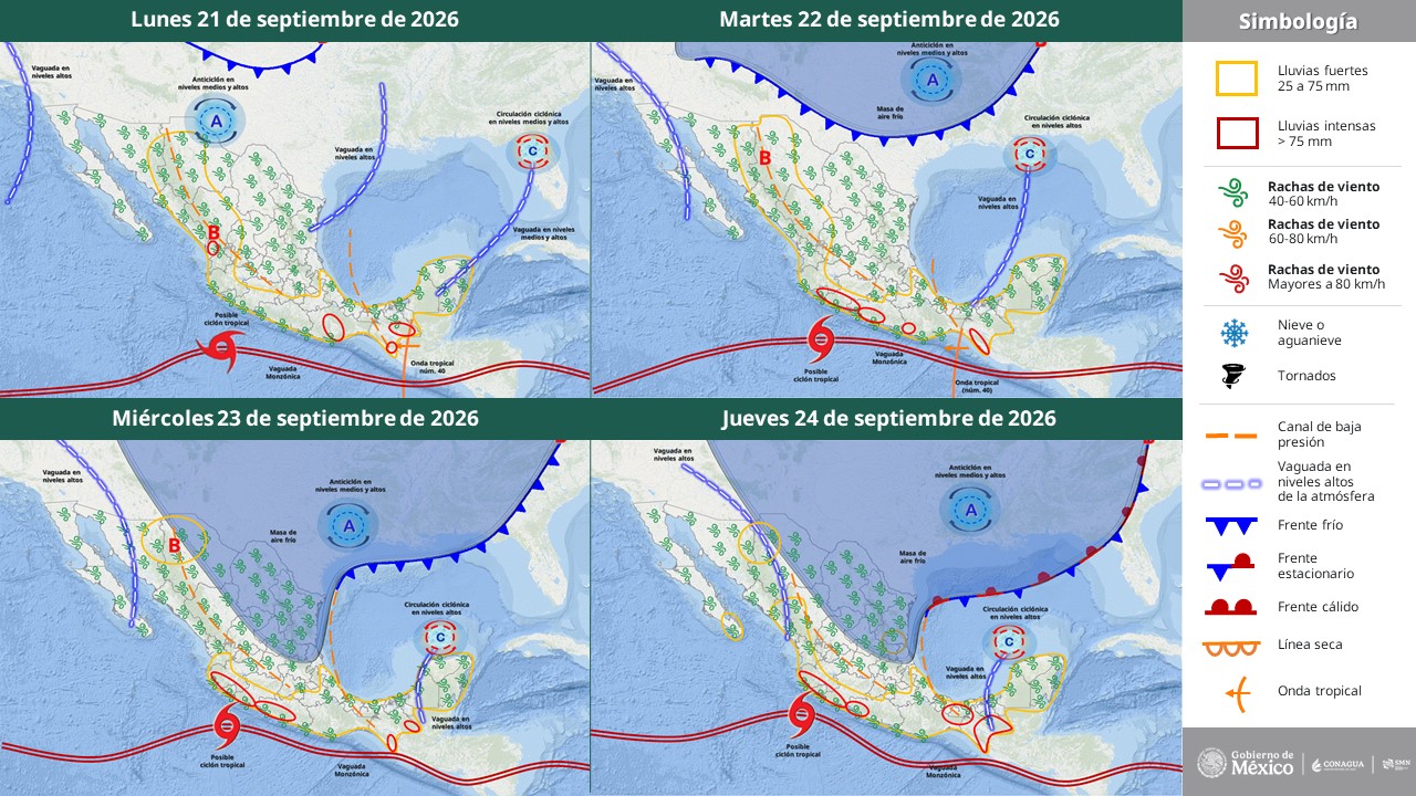 La tarde de este domingo se desarrolló la Depresión Tropical Diecisiete-E, al sur-sureste de Punta San Telmo, Michoacán