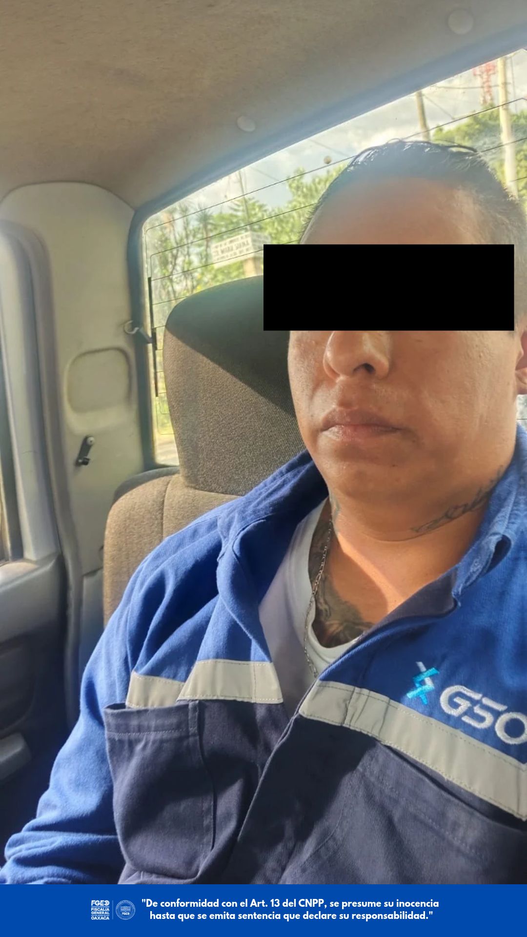 Captura Fiscalía de Oaxaca a “El Cholo”, por homicidio calificado cometido en Santa Cruz Xoxocotlán